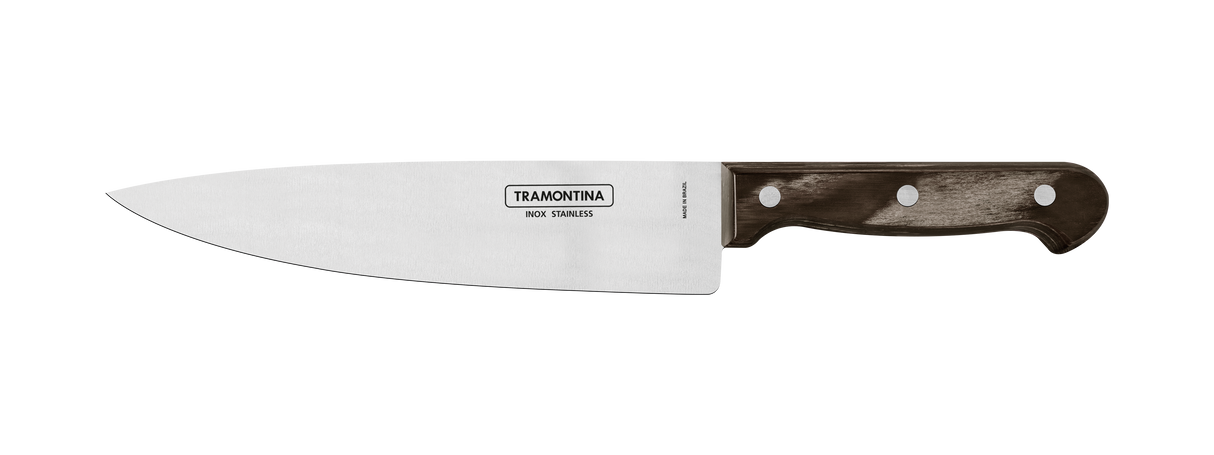 Tramontina Juego Útiles Barbacoa con Tabla de Corte de Madera 3 Piezas