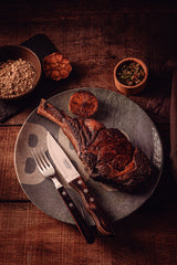Tramontina Juego de Cuchillos para Carne Jumbo Polywood Castaño 4 piezas