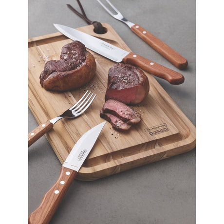 JUEGO DE CUCHILLOS JUMBO PARA CARNE/BBQ 4PZAS. - DYNAMIC