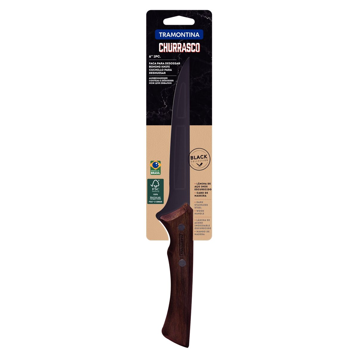 CUCHILLO PARA DESHUESAR 15CM - BLACK COLLECTION FSC