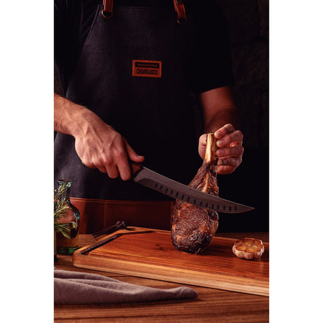 Tramontina Cuchillo para Carne Alveolado Curvo Black Collection 25 cm