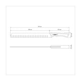 CUCHILLO PARA REBANAR 30CM - BLACK COLLECTION FSC