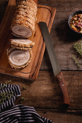 Cuchillo Dentado Churrasco Black FSC 28 cm