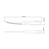 Tramontina Cuchillo para Tomates en Acero Inoxidable y Polipropileno Verde 12 unidades