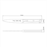 Tramontina Cuchillo para Legumbres y Frutas Century 10 cm