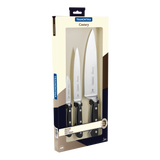 Juego de Cuchillos en Acero Inoxidable Century NSF 3 piezas