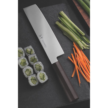 Cuchillo Nakiri en Acero Inoxidable Sushi 18 cm