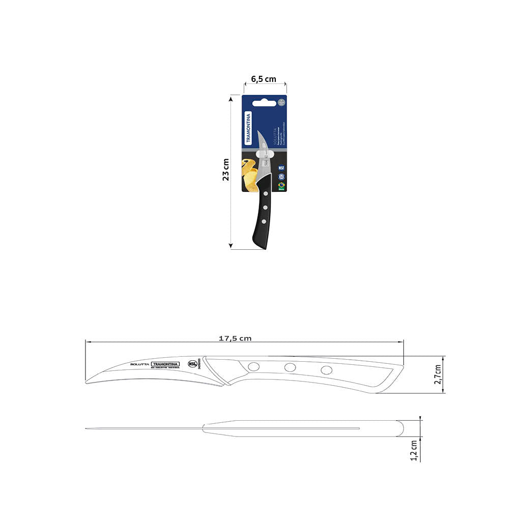 Cuchillo Mondador Solutta 7 cm