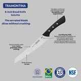 CUCHILLO PARA PAN 20,5CM - SOLUTTA