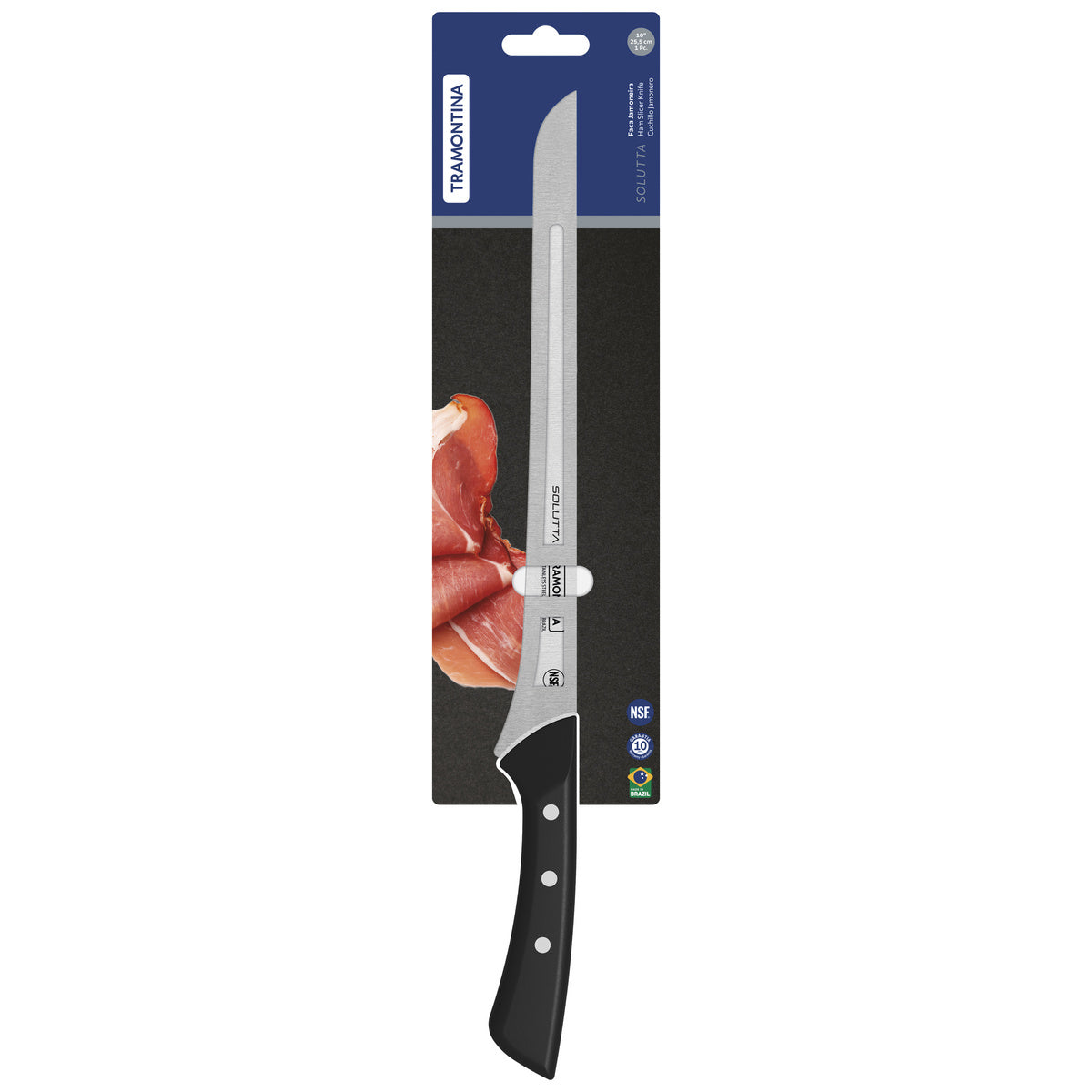 CUCHILLO JAMONERO 25CM - SOLUTTA