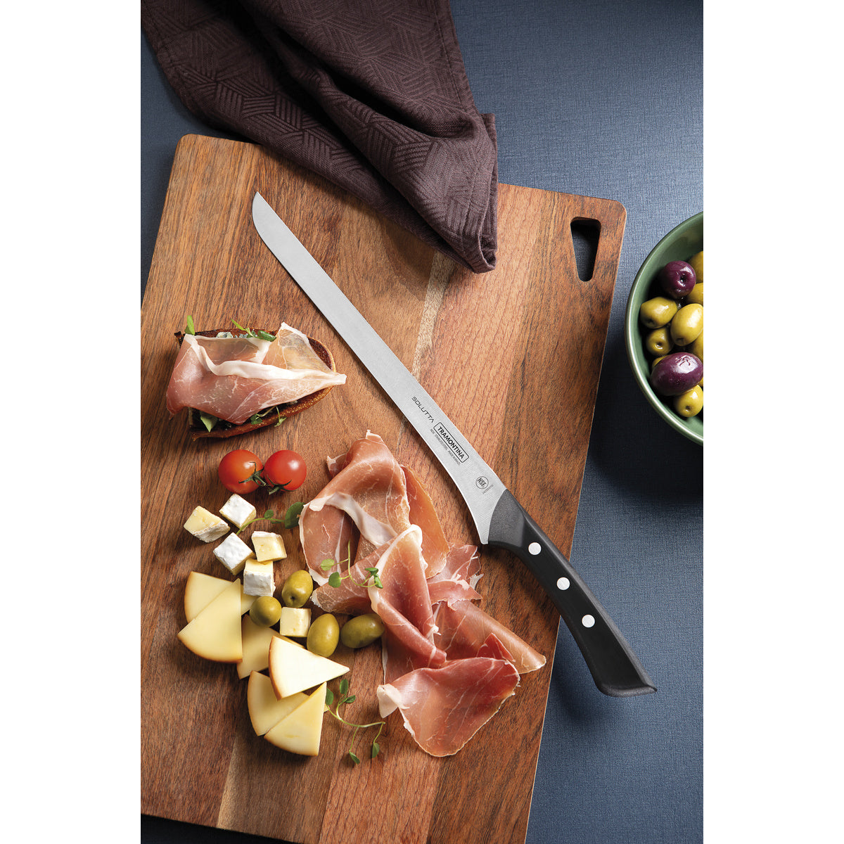 CUCHILLO JAMONERO 25CM - SOLUTTA