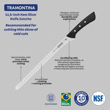 CUCHILLO JAMONERO ALVEOLADO 29CM - SOLUTTA