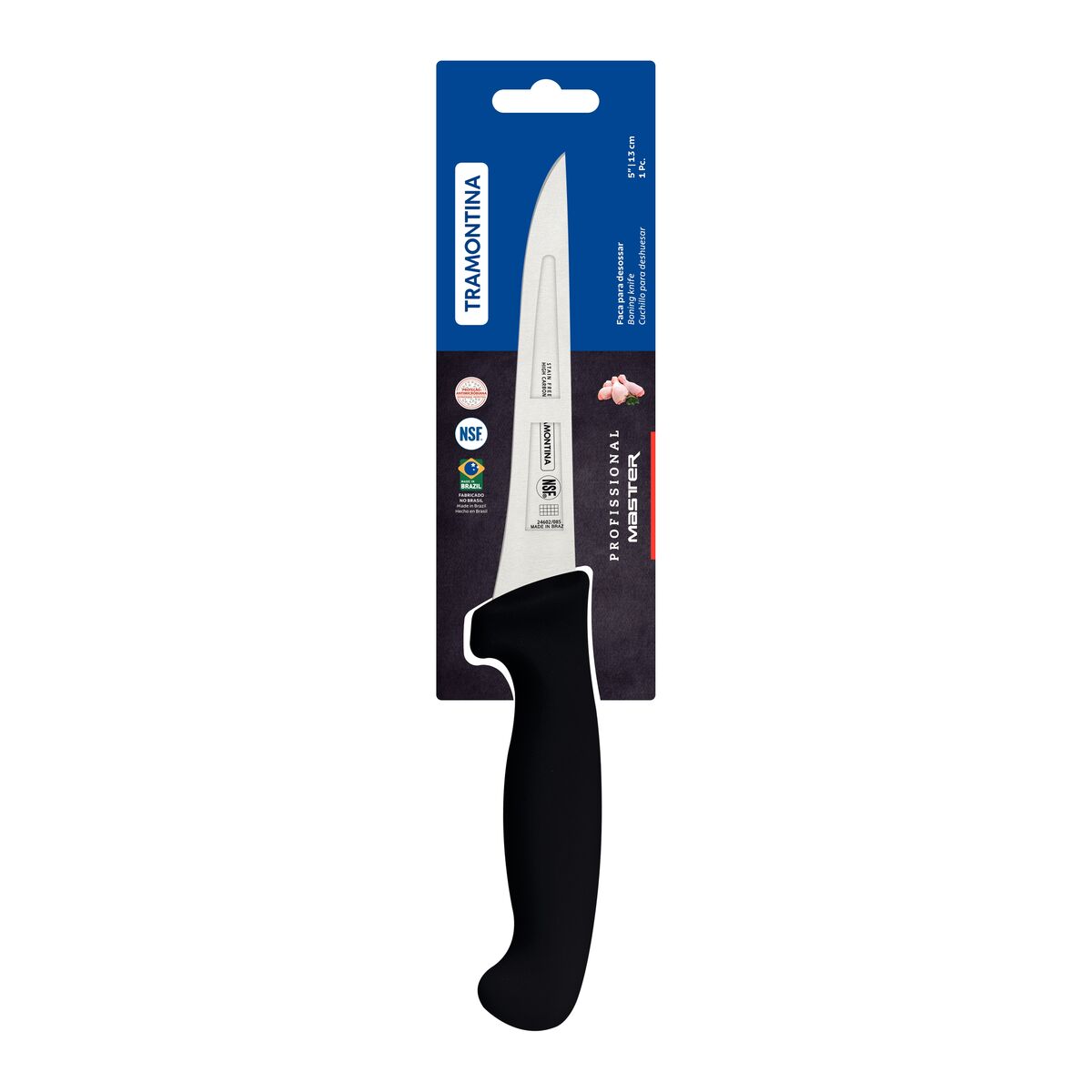 CUCHILLO DESHUESAR 13CM - PROFESSIONAL MASTER NEGRO NSF
