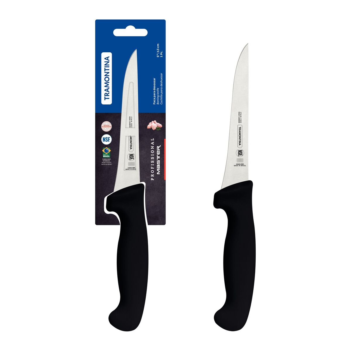 CUCHILLO DESHUESAR 13CM - PROFESSIONAL MASTER NEGRO NSF