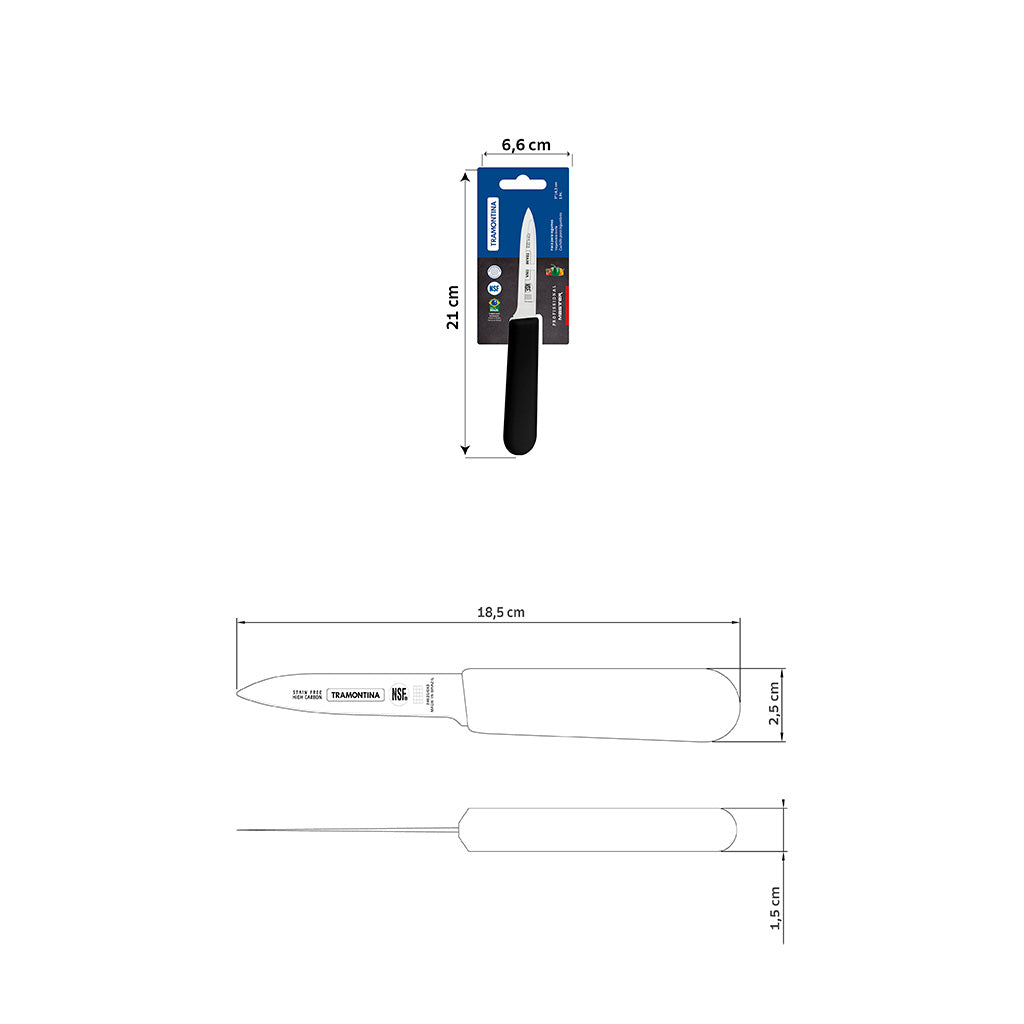 Tramontina Cuchillo Legumbres y Verduras Professional Master 8 cm