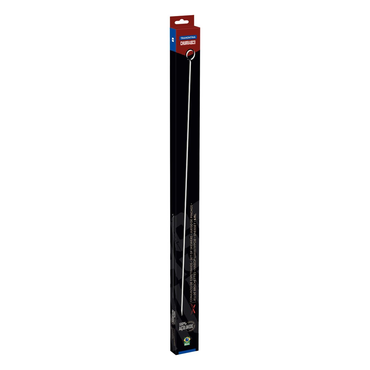 JUEGO DE BROCHETAS (40CM) 6PZAS.