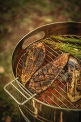 Tramontina Parrilla Grill a Carbón TCP 400 de Acero Inoxidable