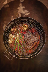 Tramontina Parrilla Grill a Carbón TCP 400 de Acero Inoxidable