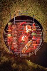 Tramontina Parrilla Grill a Carbón TCP 400 de Acero Inoxidable