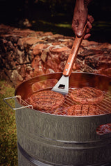 Tramontina Parrilla Grill a Carbón TCP 400 de Acero Inoxidable