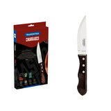 JUEGO DE CUCHILLOS JUMBO PARA CARNE/BBQ 12CM  4PZAS. - POLYWOOD CASTAÑO