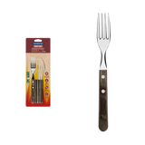 JUEGO DE TENEDORES JUMBO P/CARNE 6PZAS. - POLYWOOD FSC CASTAÑO