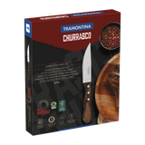 Tramontina Juego de Cuchillos para Carne Jumbo Polywood Castaño 6 Piezas