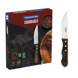 Tramontina Juego de Cuchillos para Carne Jumbo Polywood Castaño 6 Piezas