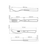 JUEGO PARA PIZZA 8 PZAS. - POLYWOOD FSC