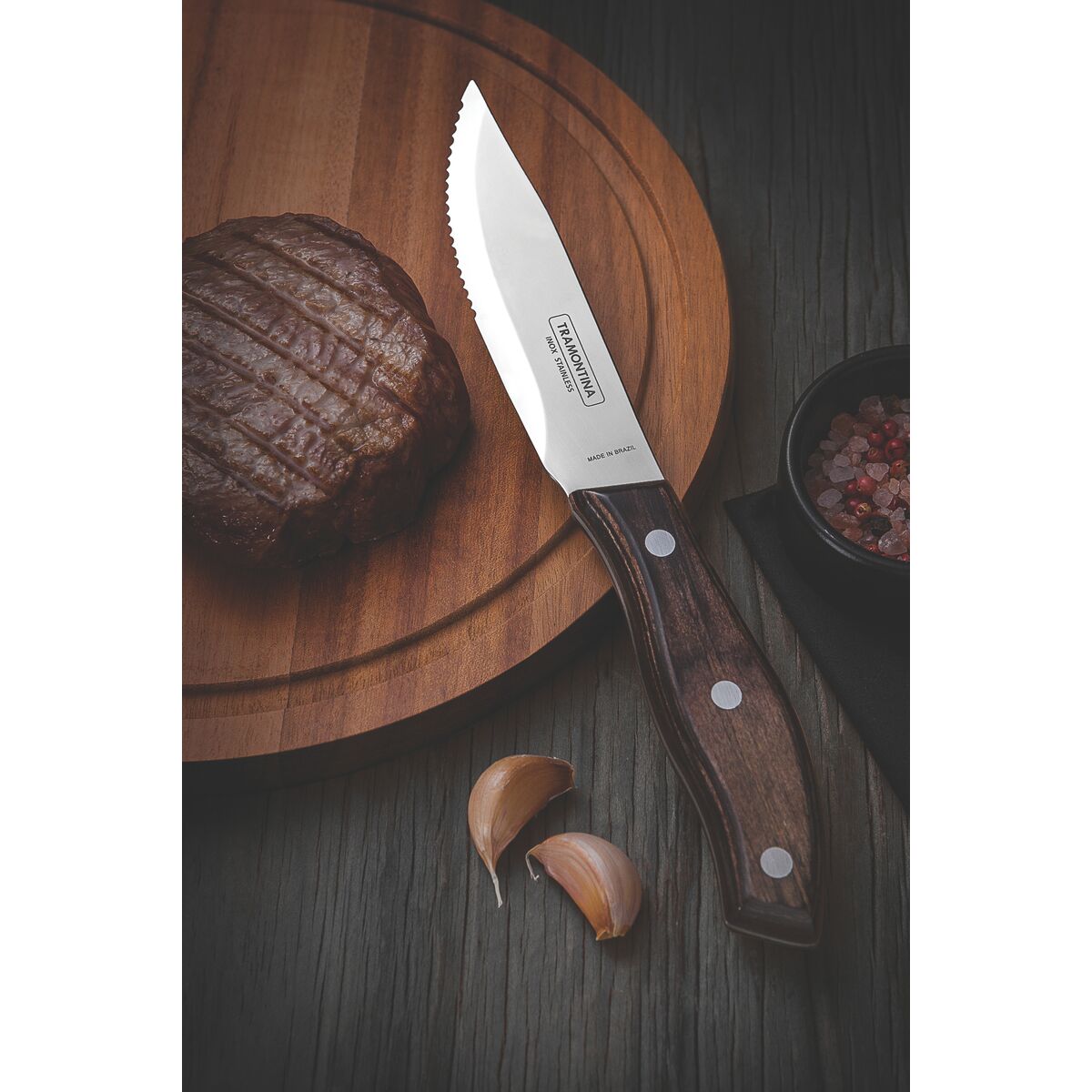 BOX CUCHILLOS CHULETEROS CARNE/BBQ 4PZAS.
