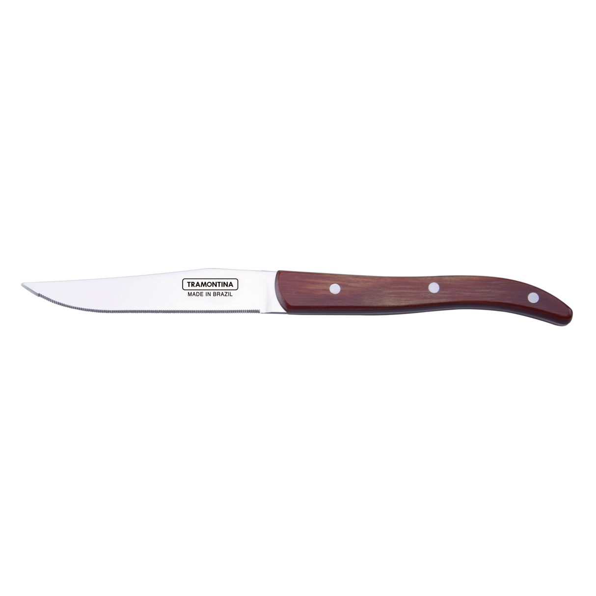 Tramontina Juego de Cuchillos Polywood Filo Liso Castaño 4 piezas