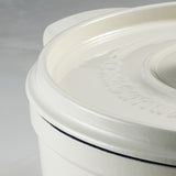 Tramontina Cocotte con Tapa de Hierro Fundido Esmaltado Latte 22 cm