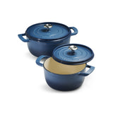 Tramontina Cocotte con Tapa de Hierro Fundido Esmaltado Azul 26 cm