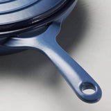 Tramontina Sartén con Tapa de Hierro Fundido Esmaltado Azul 30 cm - 3,8 L