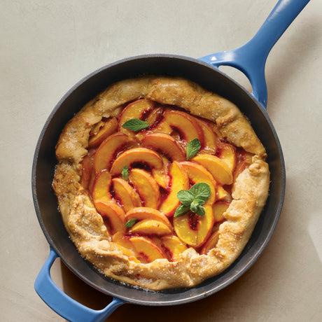 Tramontina Sartén sin Tapa de Hierro Fundido Esmaltado Azul 30 cm - 3,8 L