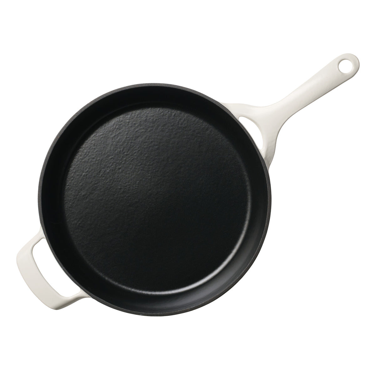 Tramontina Sartén sin Tapa de Hierro Fundido Esmaltado Latte 30 cm - 3,8 L