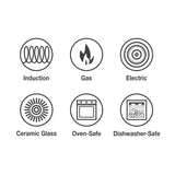 Tramontina Sartén Multifunción de Aluminio con Tapa Azul 30cm