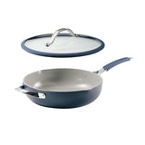 Tramontina Sartén Multifunción de Aluminio con Tapa Azul 30cm