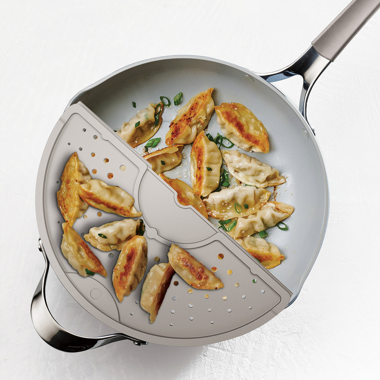 Tramontina Sartén Multifunción de Aluminio con Tapa Latte 30cm