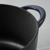 Tramontina Juego de Ollas de Hierro Fundido Esmaltado Apilables Negro 3 piezas