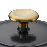 Tramontina Juego de Ollas de Hierro Fundido Esmaltado Apilables Negro 3 piezas