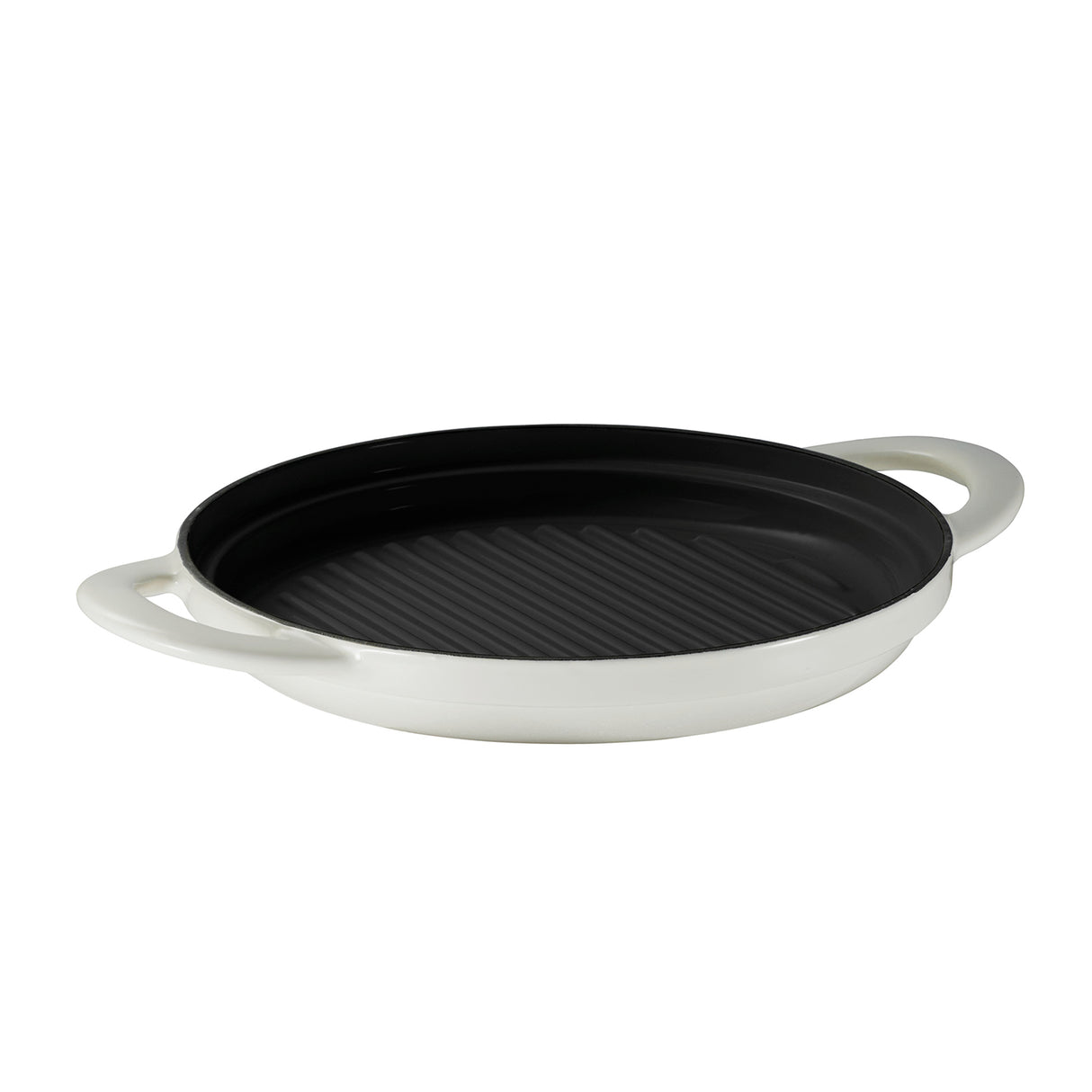 Tramontina Juego de Ollas de Hierro Fundido Esmaltado Apilables Latte 3 piezas