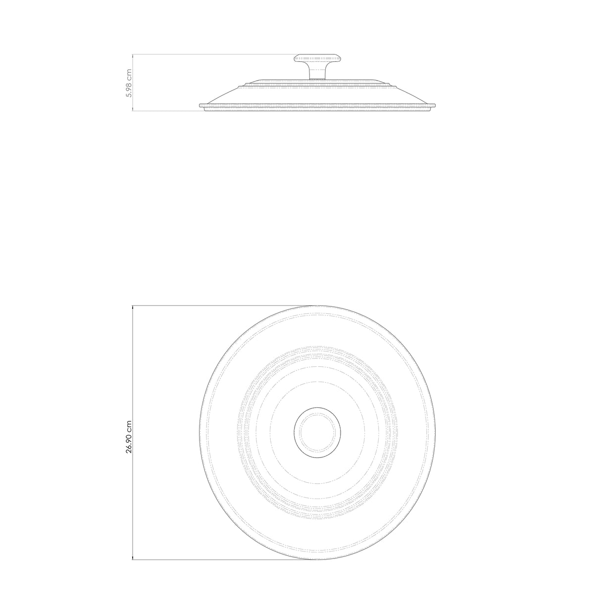 Tramontina Juego de Ollas de Hierro Fundido Esmaltado Apilables Latte 3 piezas
