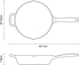 Tramontina Sartén de Hierro Fundido Esmaltado sin Tapa Azul Bestow 25 cm 2,3L