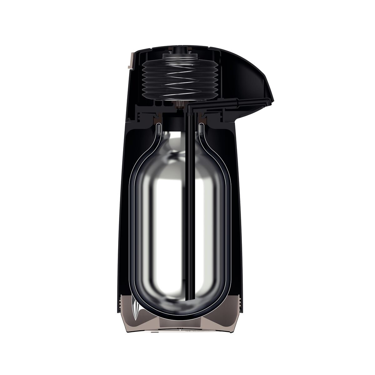 Tramontina Termo con Sifón Exata Negro 1L