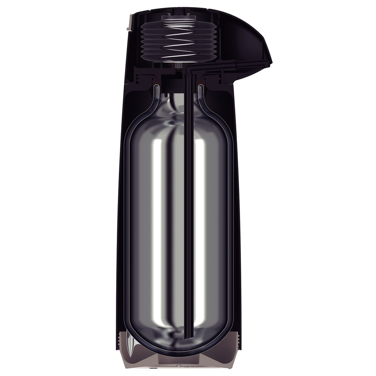 TERMO CON SIFÓN 1.8L. - NEGRO