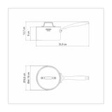 CAZO 16CM - 1,70L. - TRI-PLY GRANO
