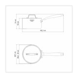 CAZO 20CM - 3.10L. - TRI-PLY GRANO