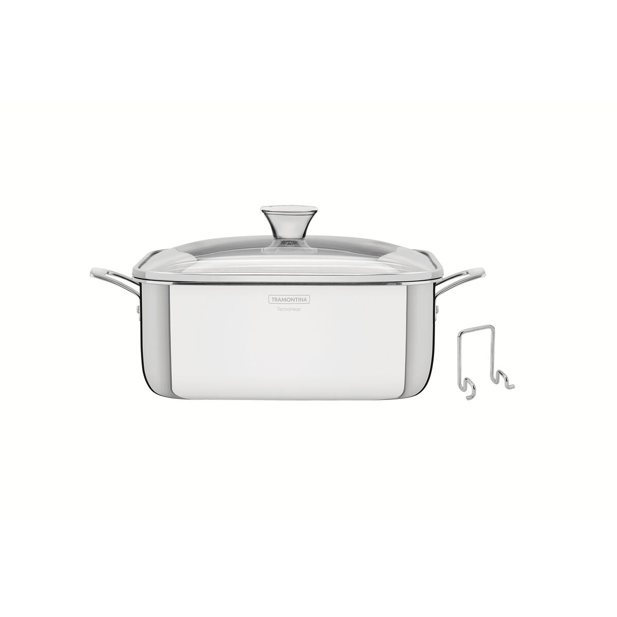 OLLA CUADRADA 26X26CM - 7,30L. - TRI-PLY GRANO