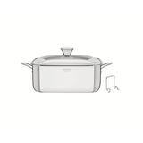OLLA CUADRADA 26X26CM - 7,30L. - TRI-PLY GRANO